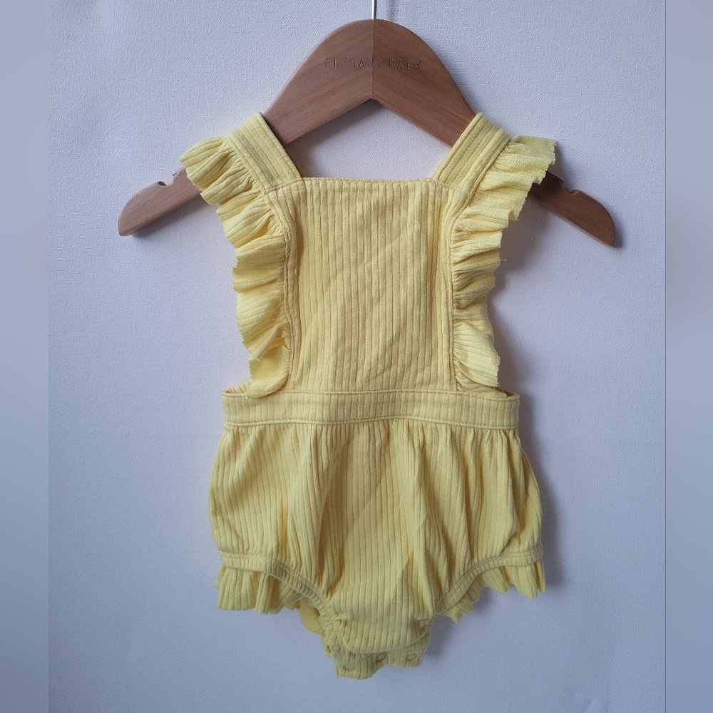 Cat & Jack Yellow Ruffled Romper